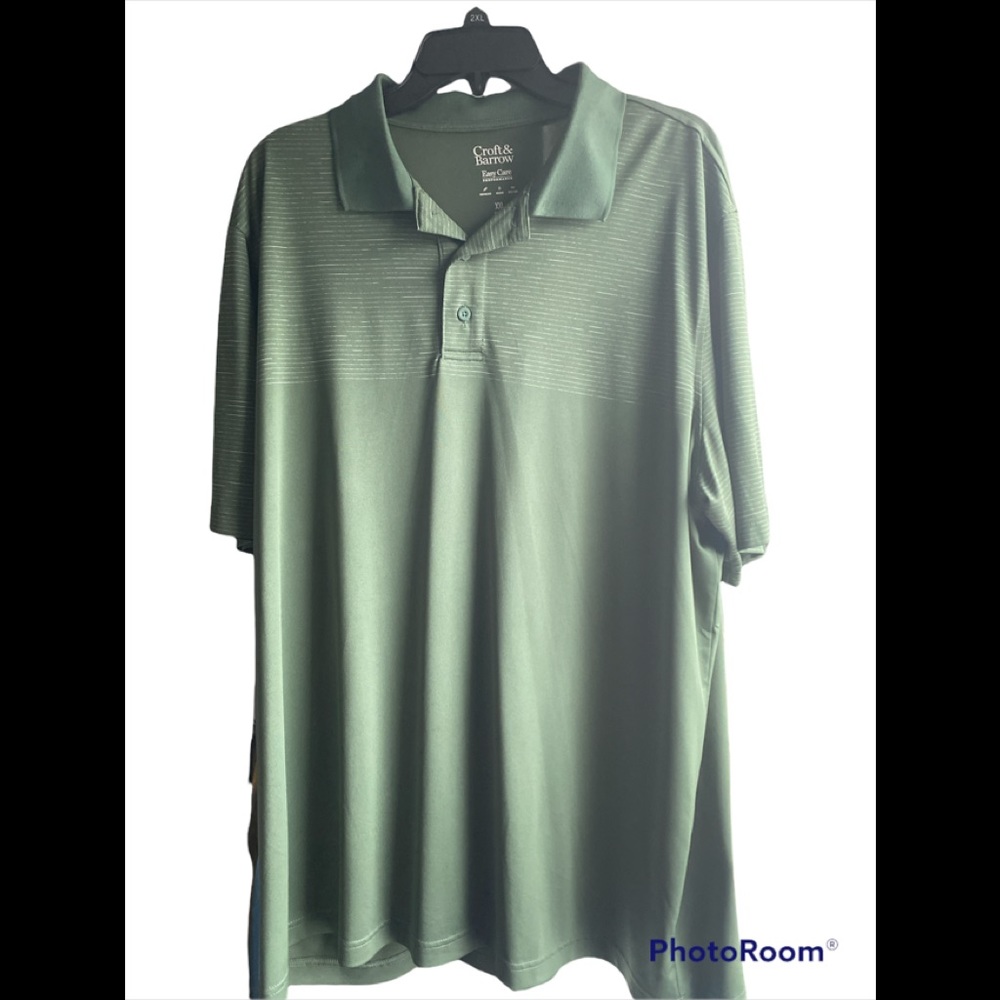 Croft & Barrow 3 Button Polo Golf Shirt